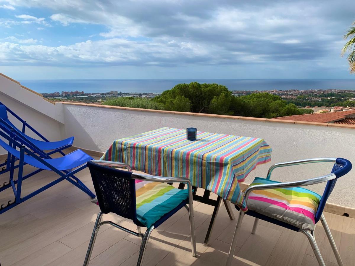 Palm Maresme - Suite With Bathroom And Terrasse With Ocean Views In A Private Villa Vilassar De Dalt Exteriér fotografie